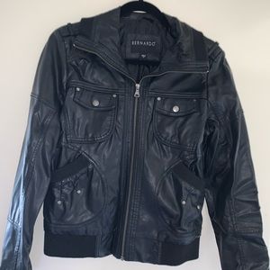 NWOT Bernardo Fashion Bomber Jacket Black